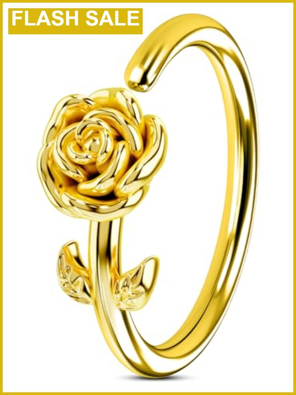 OUFER 20G Seamless Flower Nose Ring Hoop Stainless Steel Piercing Jewelry